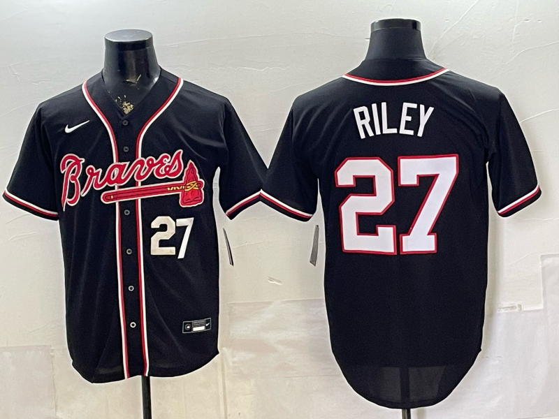 Men Atlanta Braves #27 Riley black Nike 2026 Jersey 0528002